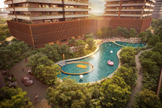 Outdoor swimming pool